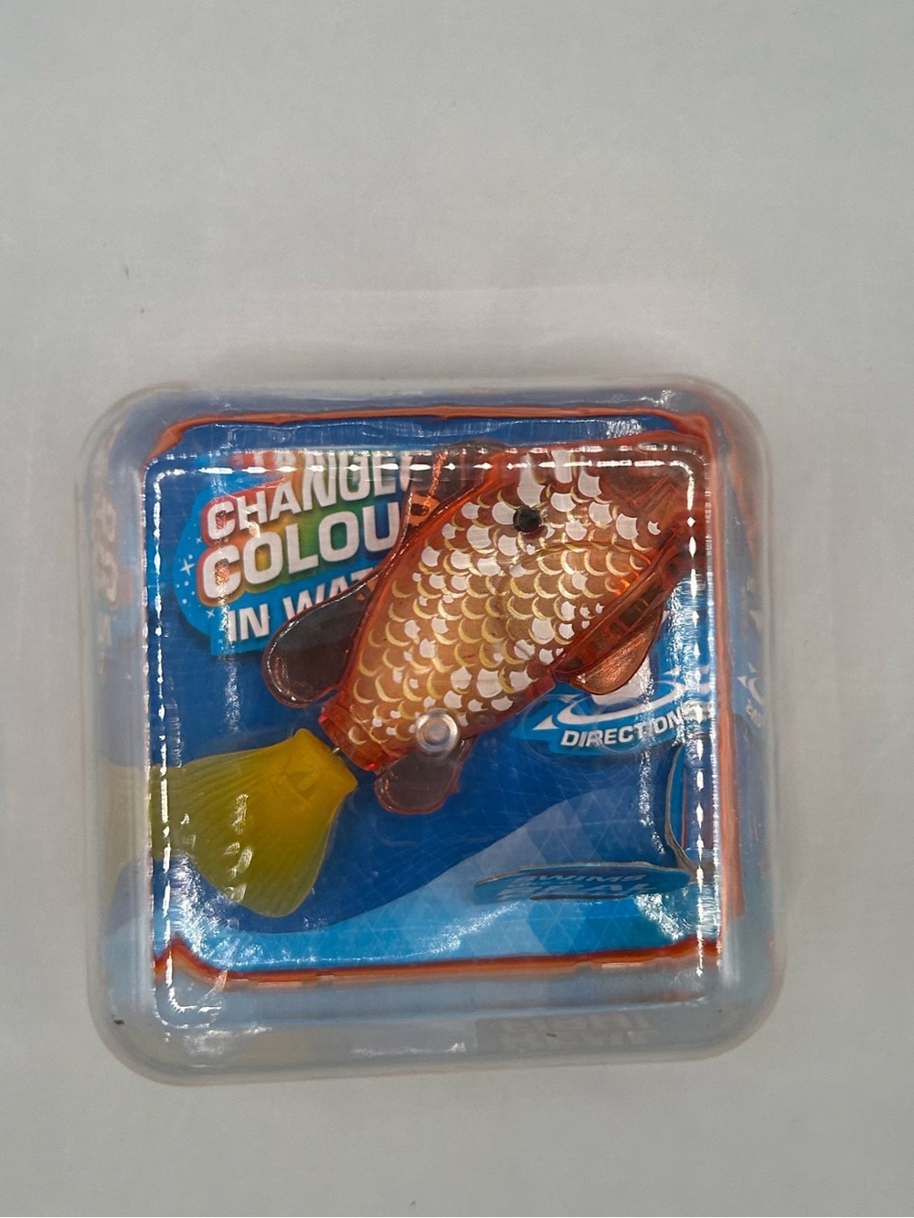 Zuru Robo Orange Gold Fish 3” Robo Alive Color Change In Water Activated Toy  Li